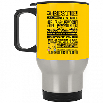 14 oz. Silver Travel Mug