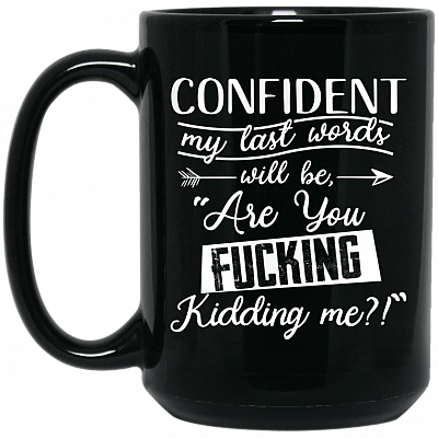 15 oz. Black Mug