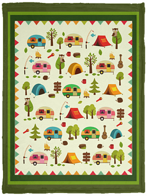 Cozy Plush Fleece Blanket - 30x40