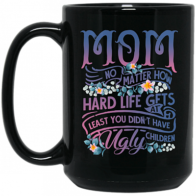 15 oz. Black Mug