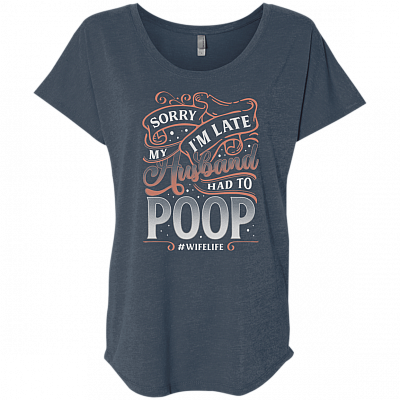 Ladies Triblend Dolman Sleeve