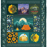 Money Can't Buy Happiness But It Can Buy A Camper Fleece Blanket - Premium Sherpa Blanket - Woven Blanket