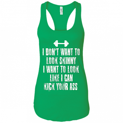 Alternative view of I Don't Want To Look Skinny Tank Top