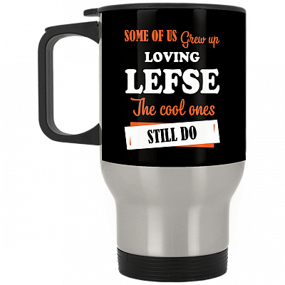 14 oz. Silver Travel Mug