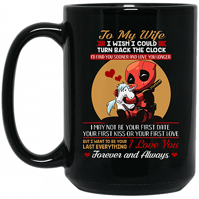 15 oz. Black Mug
