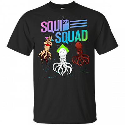 Squid Squad Funny Ocean Friend T-Shirt