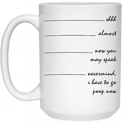 15 oz. White Mug