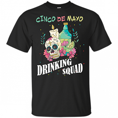 Cinco De Mayo Tequila Drinking Squad T-Shirt