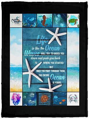 Cozy Plush Fleece Blanket - 30x40