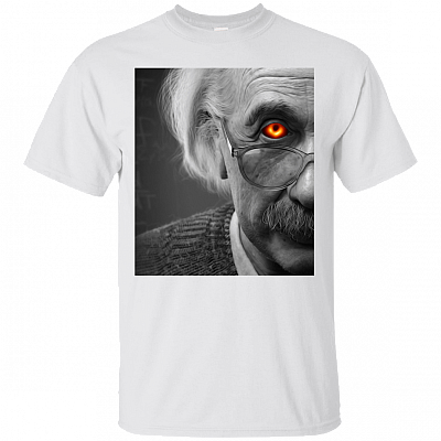 Black Hole Einstein Science T-Shirt - V-Neck Shirt