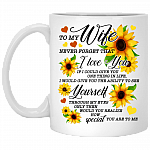 To My Wife Never Forget That I Love You For Lover Wife Ceramic Coffee Mug - Beer Stein -Water Bottle - Color Changing Mug