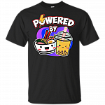 Powered By Ramen And Bubble Milk Tea T-Shirt