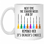 Next-Time The Senator Needs An IV Coffee Mug - Beer Stein -Water Bottle - Color Changing Mug