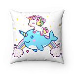 Unicorn Squad Throw Pillow - Decorative Pillow - Indoor Outdoor Cushion - Sofa Home Decor