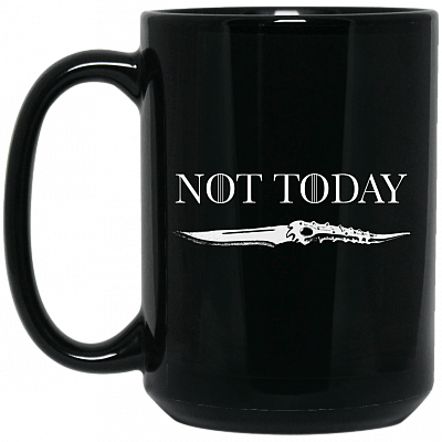 15 oz. Black Mug