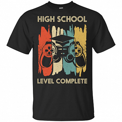2019 High School Graduation Level Complete Vintage T-Shirt