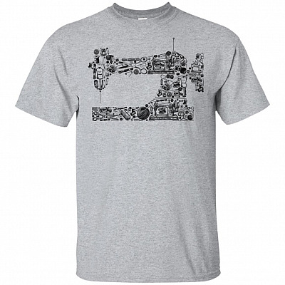 Sewing Machine T-Shirt - Quilting Sewing Gift Shirt