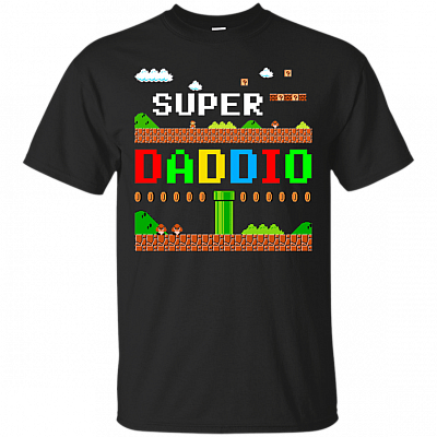 Super Daddio T-Shirt - Funny Gaming Dad Shirt - Father's Day Shirt