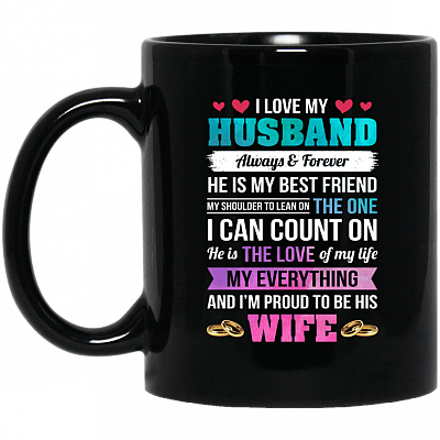 11 oz. Black Mug