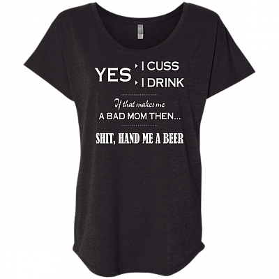 Ladies Triblend Dolman Sleeve