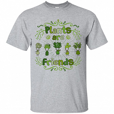 Plants Are Friends T-Shirt - Vegan Shirt - Vegan Gifts For Women #1