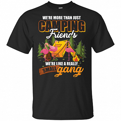 We're More Than Just Camping Friends We're Like A Really Small Gang T-Shirt