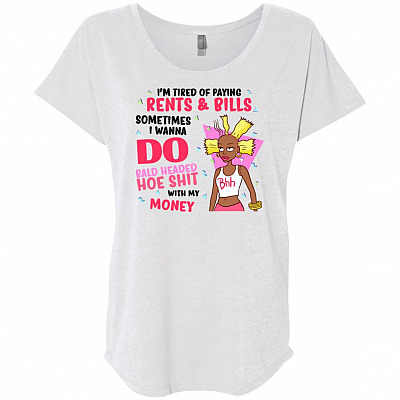 Ladies Triblend Dolman Sleeve