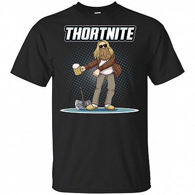 Thornite Mighty God Of Beer Thunder Thor With Hammer Floss Dance Abides T-Shirt - Captain Hammer Always Be Worthy Thor Shirt