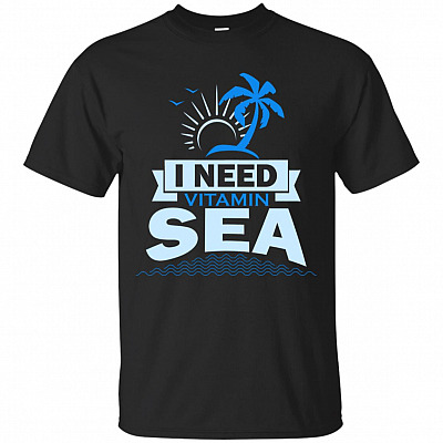 I Need Vitamin Sea Shirt - The Best T-Shirts for Travel