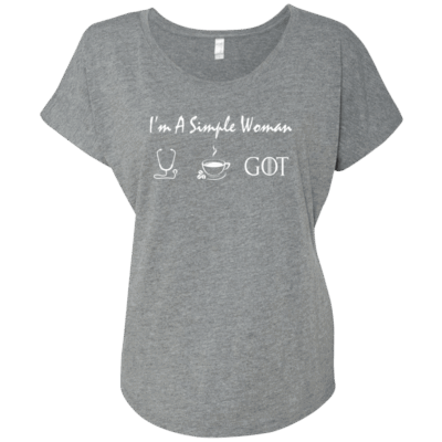 Ladies Triblend Dolman Sleeve