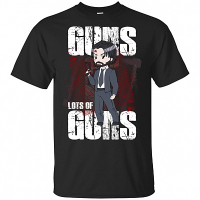 Guns Lots Of Guns John T-Shirt
