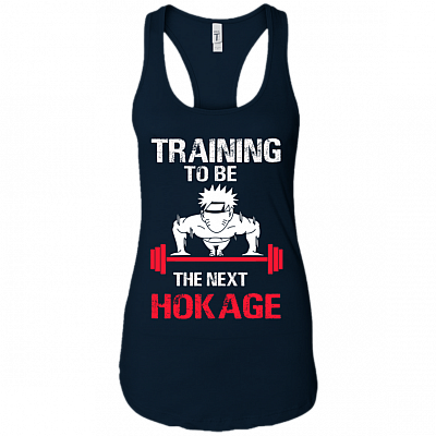 Alternative view of Funny Training to Be The Next Hokage Cotton Tank Top Tee - Racerback Tank Shirt