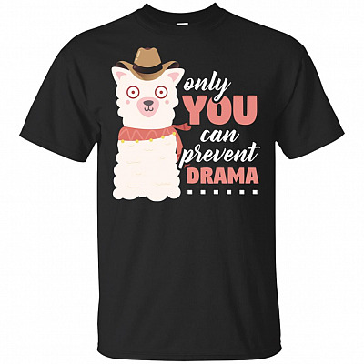 Drama Llama Only You Can Prevent Drama T-Shirt