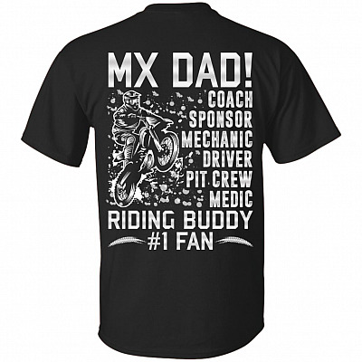 MX Dad Back Shirt  - Fathers Day Shirt
