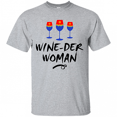 Wineder Moman T-Shirt - Funny Wine Shirt