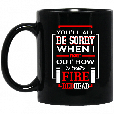 11 oz. Black Mug