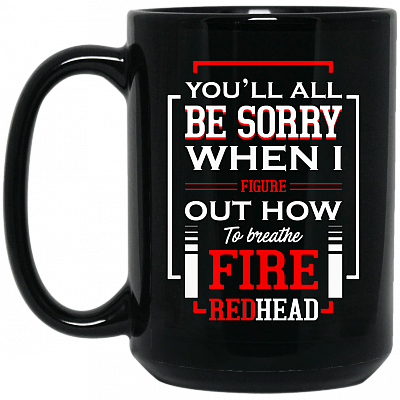 15 oz. Black Mug