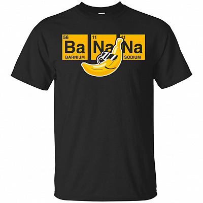 Funny Banana Elemental Square T-Shirt