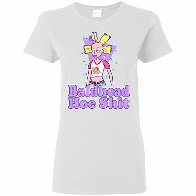 Baldhead Hoe Shit Funny Doll Premium Ladies T-Shirt - Ladies Triblend Dolman Sleeve T-Shirt