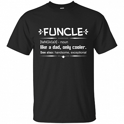 Mens Funcle T-Shirt - Cool & Funny Uncle Definition Shirt