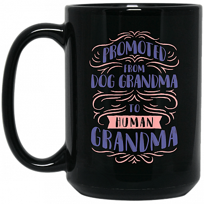 15 oz. Black Mug