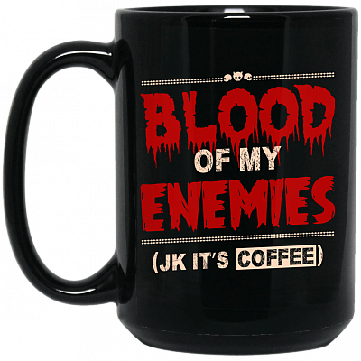 15 oz. Black Mug