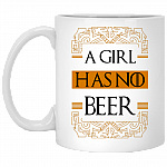 A Girl Has No Beer Funny Girl No Name Ceramic Coffee Mug - Beer Stein - Water Bottle - Color Changing Mug