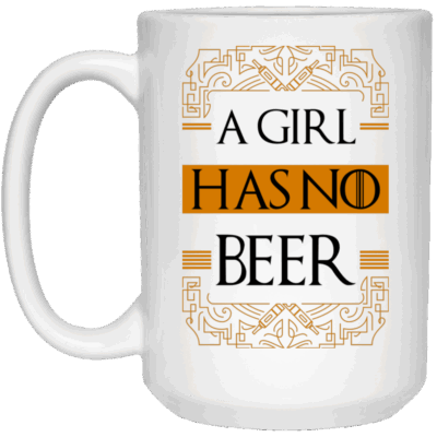 15 oz. White Mug