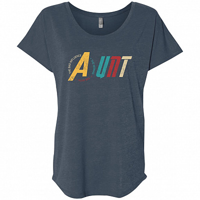 Ladies Triblend Dolman Sleeve