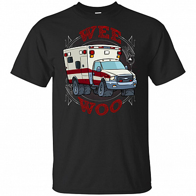 Wee Woo Ambulance T-Shirt - Funny Cute Ambulance Shirt