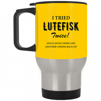 14 oz. Silver Travel Mug