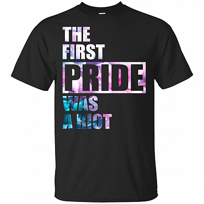 The First Pride Was A Riot LGBT Rights T-shirt - V-neck Tee