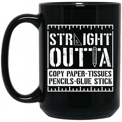 15 oz. Black Mug