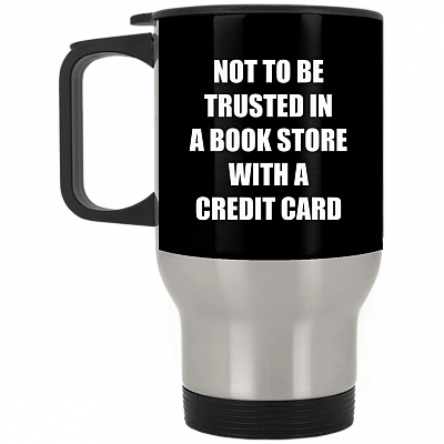 14 oz. Silver Travel Mug